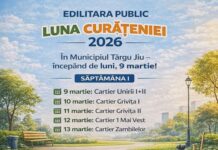 Târgu Jiu: Luna curățeniei începe luni. Primele cartiere în care se intervine