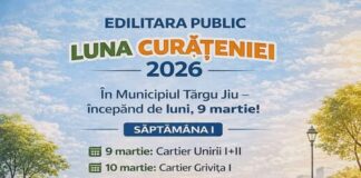 Târgu Jiu: Luna curățeniei începe luni. Primele cartiere în care se intervine