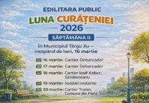 08:19 Luna curățeniei în Târgu Jiu. Cartierele în care se va interveni săptămâna viitoare