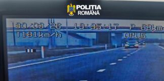 Gorj: Depășire extremă pe VO 66 B: șofer prins cu 181 km/h