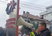 Tânăr de 27 de ani, în fruntea minerilor care protestează la Târgu Jiu. Cristian Constantinescu: N-o să cedăm până nu câștigăm această luptă!