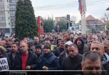 Minerii din Gorj continuă protestele față de disponibilizările anunțate la CE Oltenia