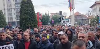 Minerii din Gorj continuă protestele față de disponibilizările anunțate la CE Oltenia