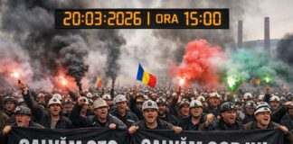 10:40 Un nou marș al minerilor, în Târgu Jiu. ”Să vadă toți că nu am obosit, că nu am renunțat și că nu vom ceda”