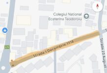 Târgu Jiu: Lucrări de reparații pe strada 1 Decembrie