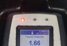 12:18 Alcoolemie record. Novăceanul a ajuns în arestul IPJ