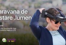Caravana .lumen ajunge la Târgu Jiu: persoanele nevăzătoare pot testa ochelari inteligenți creați în România
