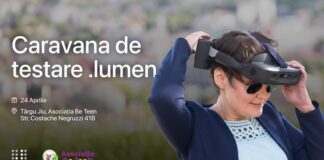 Caravana .lumen ajunge la Târgu Jiu: persoanele nevăzătoare pot testa ochelari inteligenți creați în România