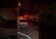 (VIDEO) Tânăr din Gorj, reținut după ce ar fi spart un magazin din Craiova și ar fi furat telefoane și bani